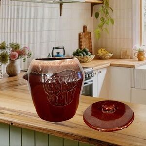 Vintage Brown Cookie Jar